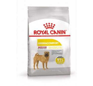 Royal Canin Medium Dermacomfort (Медиум Дермакомфорт) для собак с кожным раздражением и зудом. 3кг